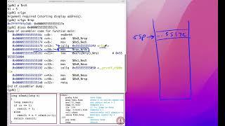 x86 recursion assembly code for factorial function