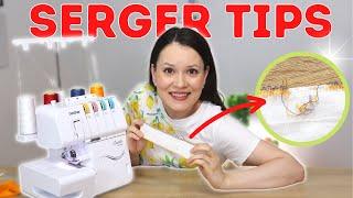 13 serger tip to grow you confidence and get over FEAR!