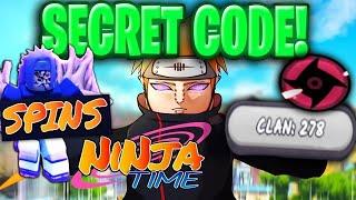 Ninja Time SECRET ADMIN SPINS CODES! Roblox