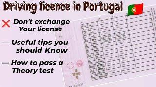 Useful Tips for Getting Your Driving License in Portugal    & How To Pass Theory Test