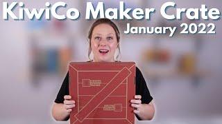 KiwiCo MAKER CRATE UNBOXING | January 2023 Box | Arts and Crafts Monthly Subscription!