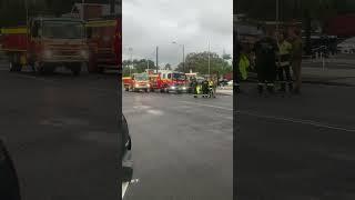 ADF helping us and seeing that they r taking a photo I shoot a video #adf #gwagon #firetrucks