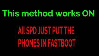 All SPD(Google Account Bypass ) FRP Reset |Reset Frp By Fastboot Mode.