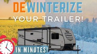 10-Minute Dewinterizing: How to Get Your Travel Trailer Road-Ready in No Time!