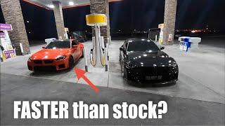 Racing my STOCK 2024 BMW M2 vs another M2...