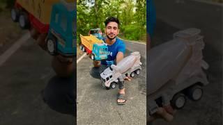 Rc Truck and Cement Mixer Truck Testing