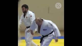 Putin Spars With Russian Judo Team