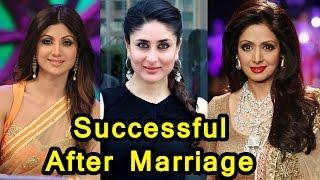 Top 11 Bollywood actresses successful even after marriage | 2017