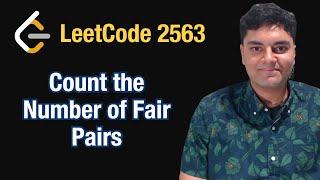 Count the Number of Fair Pairs - Leetcode 2563 - Python