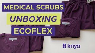 Uniform for Doctors, Medical Students, Nurses| Unboxing Medical Scrubs: KNYA Med Ecoflex Wine Scrubs