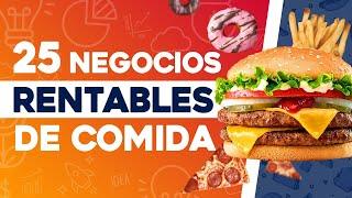  25 Negocios Rentables de Comida  Negocios de Comida Rentables