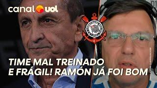 MAURO CEZAR: CORINTHIANS É UM TIME MAL TREINADO; RAMÓN JÁ FOI ÓTIMO TÉCNICO, PARECE QUE NÃO É MAIS