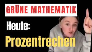 DIESE GRÜNE ist auf Kriegsfuß mit Mathematikund will die AfD bloßstellen - Oje Deutschland