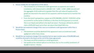 1 21 INSTALMENT CREDIT AGREEMENTS AND RENTAL AGREEMENTS