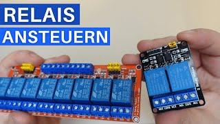 Relais anschließen und ansteuern mit einem Arduino