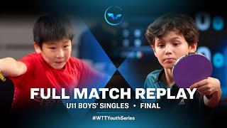 MA Yeongjun (KOR) VS BONCHEV Stefan (IRL) | U11 BS Final | WTT YC Varazdin 2023