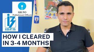 How I cleared SBI PO, IBPS PO in first attempt | Full strategy without coaching |