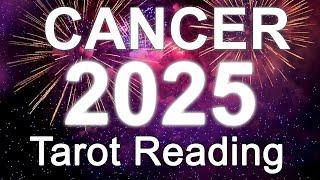 CANCER 2025 YEARLY TAROT READING "STEPPING INTO THE SPOTLIGHT CANCER!" #tarotreading #2025 #cancer