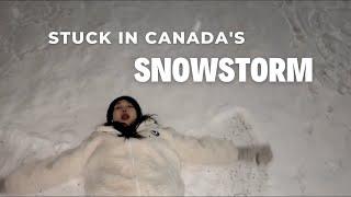 I Survived a Blizzard in Canada!