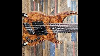 Dingwall Z3 6-string with Camphor Burl top over Black Limba - Gorgeous!