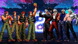 [KOF Mugen] Ralf Jones Team vs Rugal Team