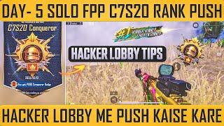 Solo Fpp Conqueror Rankpush Tips C7S20 | Bgmi Fpp Solo Conqueror tips | Bgmi fpp conqueror tips