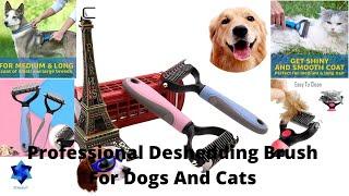 Professional Deshedding Brush For Dogs And Cats