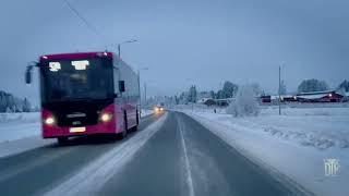 Driving in Finland  - Liminka Lumijoki 4K, 6.1.2025