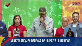 Maduro recibe marcha en defensa de la paz y la navidad, 1 de diciembre de 2024