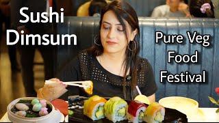 Pure Veg Sushi & Dim Sum at Farm Fresh Restaurant at Food Festival