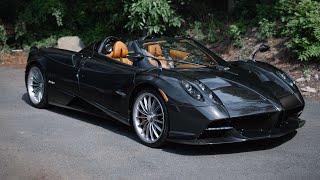 NEW! Pagani Huayra Roadster - Black Mamba - Walk Around and Drive!