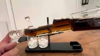 Kollea AK 47 Whiskey Gun Decanter Set with Detachable Magazine & Bullet Shell Shaped Glasses Review