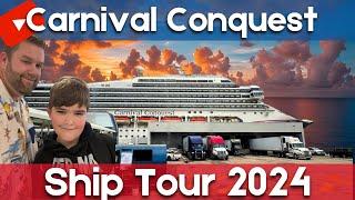 Carnival Conquest: Ship Tour in 4k