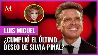 Luis Miguel se hace presente en el adiós a Silvia Pinal con regalo especial