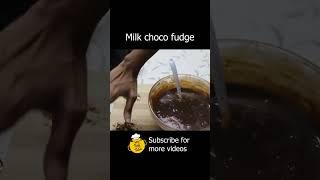 Milk choco fudge | Tasty table | Shorts