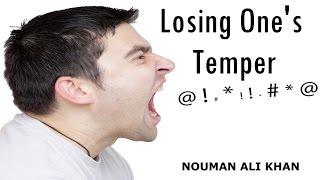 Losing One's Temper - Nouman Ali Khan | True Story