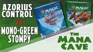 MTG - Azorius Control vs Mono-Green Stompy - 2021 Challenger Deck Showdown - The Mana Cave (Ep.148)