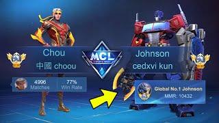 I FINALLY MET THE BEST JOHNSON IN MCL!! 10K MMR  (enemy thought they are cheating)