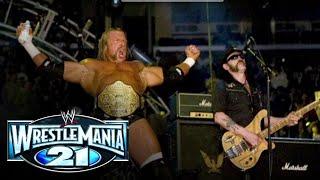 Triple H entrance featuring Motörhead: WrestleMania 21, April 3, 2005