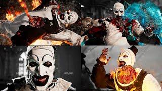 MORTAL KOMBAT 1: KHAOS REIGNS - All Fatalities & Animalities on Art the Clown «Terrifier» [4K 60FPS]