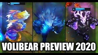 All Volibear Skins Preview Rework 2020 (League of Legends)