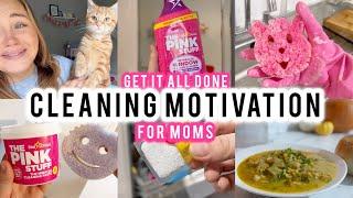 DAY IN THE LIFE MOM OF 3 | MESSY HOME | LAUNDRY | 2024 CLEAN WITH ME | CLEANING MOTIVATION