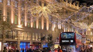 Regent Street London | Christmas Lights 2024 - A Magical Experience Walking Tour