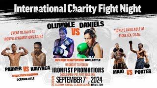 INTERNATIONAL CHARITY FIGHT NIGHT PRESS CONFERENCE - IRONFIST PROMOTIONS