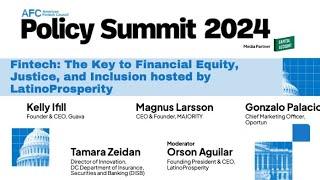 AFC Policy Summit 2024 | Fintech: The Key to Financial Equity, Justice and Inclusion