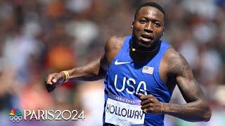 Grant Holloway seizes control of the field in Round 1 of 110m hurdles | Paris Olympics | NBC Sports