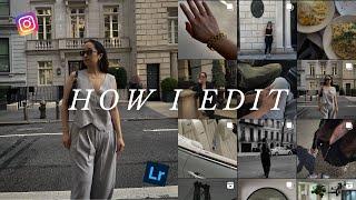 How I edit my Instagram Photos | Dark Tones, Moody, Influencer Aesthetic