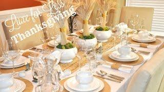 Pottery Barn & Williams Sonoma Dupes Thanksgiving Tablescape