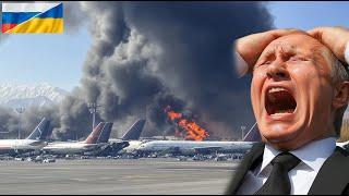 25 MINUTES AGO! Hell at Russian airports, 250 Russian TU-95s destroyed by NATO and Ukraine