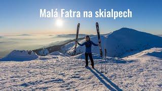 Slunečná Malá Fatra na skialpech